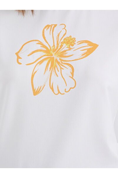 Take Two By Styli White Graphic Print Cotton T-Shirt