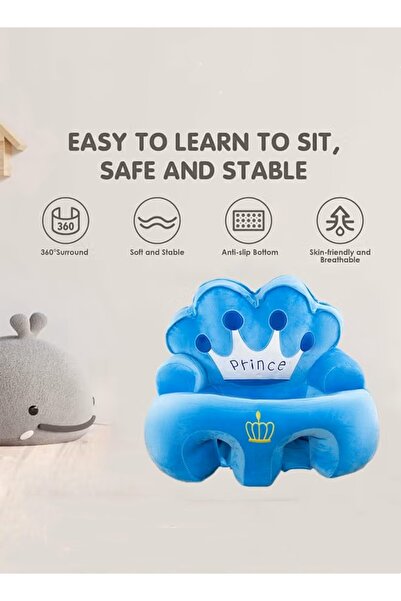 Generic Baby Sitting Support Seat Sitting Chair Baby Sofa Toy Learn Sitting Seat With Non-Slip Bottom