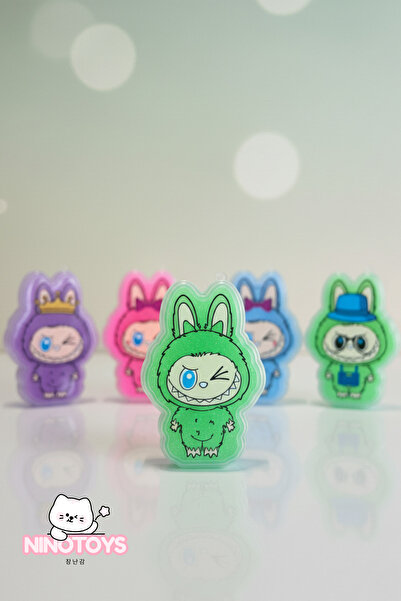 NinoToys Labubu Slime Ele Yapışmaz Hazır Slime Karışık Renk 10 Adet