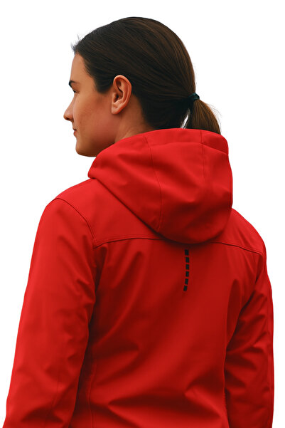 Crozwise Women's Fleece Lined Water & Windproof Softshell Winter Coat Jacket 5037-B 07