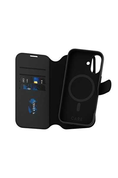 CARE by PanzerGlass® Husă pentru iPhone 16, cu portofel MagSafe Tango Two-in-...