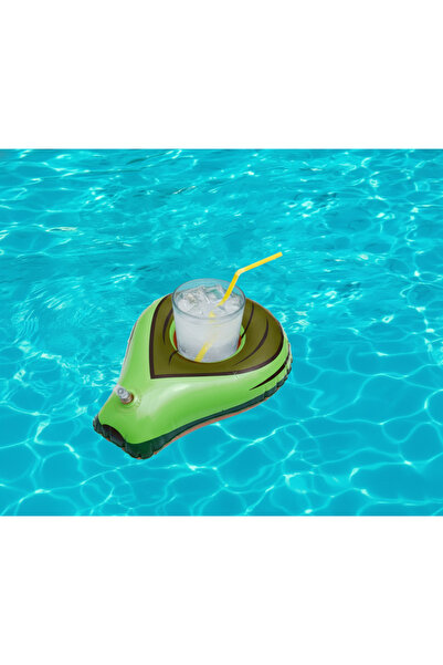 Boldy Avocado Cup Holder Inflatable - Floating Drink Holder - Avocado Cup Holder - Inflatable Sea Cup Holder