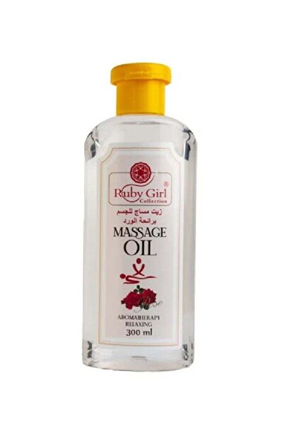 Ruby Girl Collection Massage Oil Rose Scent Aromatherapy Relaxing 300ml – Yel...