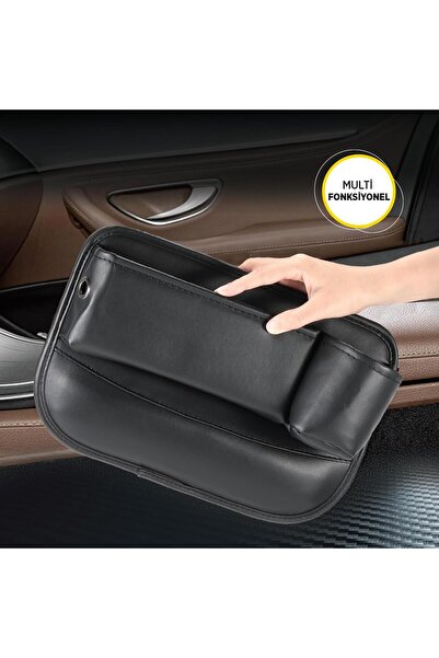 Space24 SP133 Araç İçi Koltuk Yanı Organizeri Bardaklık ve Telefon Şarj Giriş...