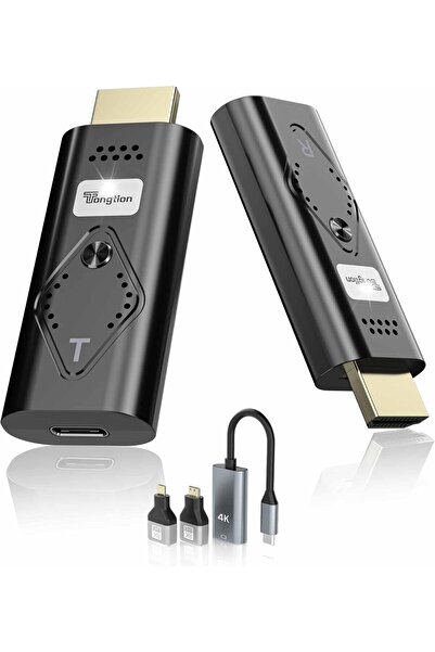 Tongtion HDMI Wireless Extender 1080P 60Hz, 30m, USB-C/HDMI 4K, Mini/Micro 8K