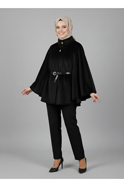 BENAHOLL Alvara Fox Poncho-ZŞ2879 Μαύρο