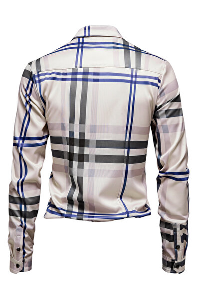 Take Two By Styli Checked Button Up Long Sleeve Shirt
