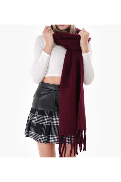 ICONE BAG Solid Color Acrylic Shawl Scarf