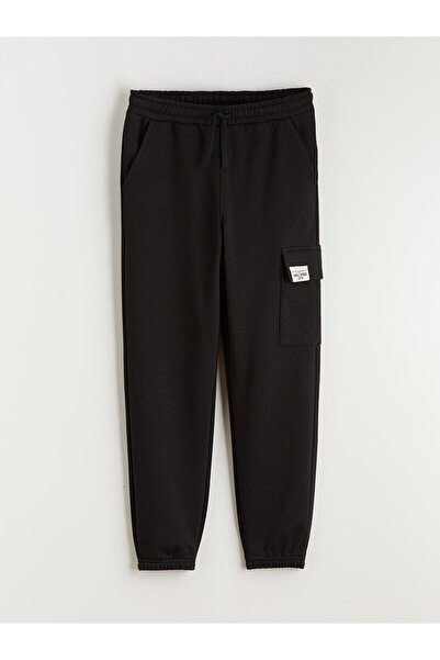 LC Waikiki Boys' Cargo Sweatpants with Elastic Waist