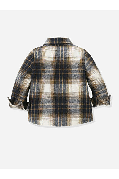 Take Two By Styli Boys Checked Pocket Detail Button Up Shirt