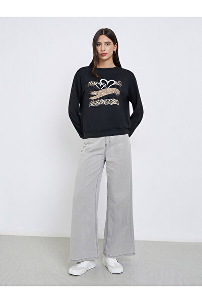 Take Two By Styli Black Long Sleeve Regular Fit T-Shirt