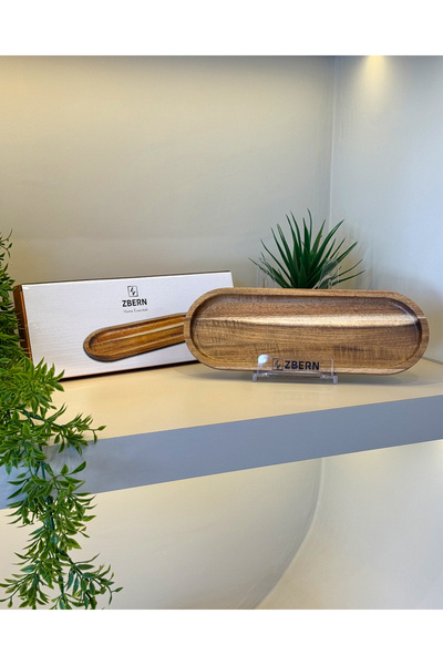 Gifts and More Hacı Ali صينية أكاسيا 29×10.5 سم