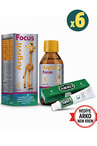 Argivit Focus Syrup 150 ml 6 Pieces