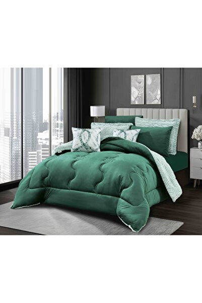 CHIRASO Cocolino 2-SIDED Duvet Set Rabbit Fur and Velvet, 200x230cm and ELASTIC Sheet 180x200