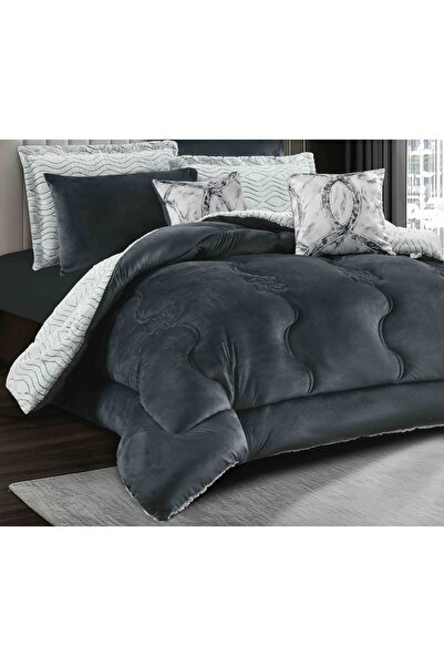 CHIRASO Cocolino 2-SIDED Duvet Set Rabbit Fur and Velvet, 200x230cm and ELASTIC Sheet 180x200