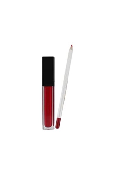 OEM 2-in-1 makeup set: liquid lipstick and lip pencil, shade number 13