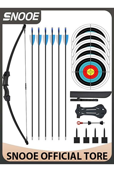 Sumkyle مجموعة القوس والسهام، هدية للمبتدئين في الرماية بالقوس الطويل، هدية ل...