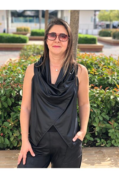 BAKTAGÖR Leather Look Vest (Buttoned through the Dry Waistcoat)