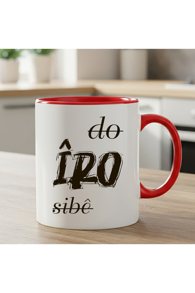 ZERYA Kurdistani Do İro Sibê Red Colored Classic Mug - Do İro Sibê Red Colored Mug