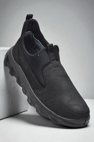 ISPARTALILAR 7206 Ορθοπεδική σόλα Γνήσιο δέρμα Ανδρικά παπούτσια χωρίς κορδόνια Ανδρικά παπούτσια