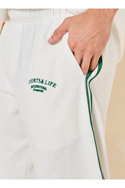 Styli Side Tape Detail Terry Relaxed Fit Jogger