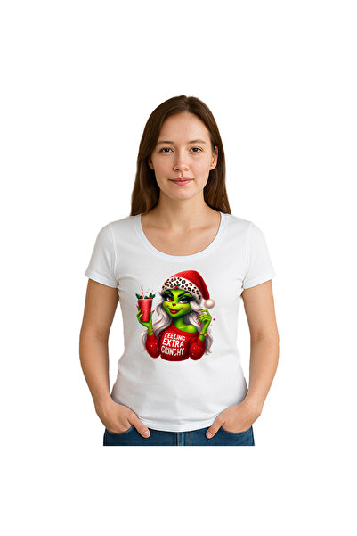 OEM Tricou dama Grinch Woman 100% bumbac