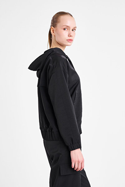 Lescon Women's Zippered Hooded Sweatshirt 25N-2146