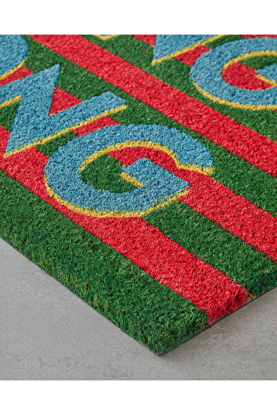 English Home Ding Dong Doormat 45X75 cm Multicolor