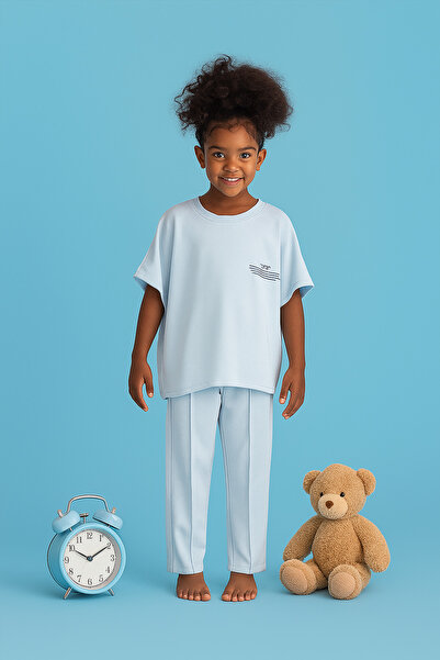 BONY SOCKS Pantaloni pentru fete Sweet Dream ALBASTRU