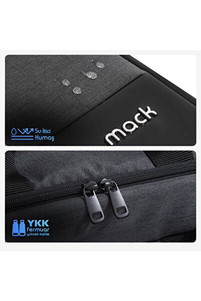 Mack حقيبة الكمبيوتر المحمول MCE-1101 15.6 Unicity Eco باللون الأسود