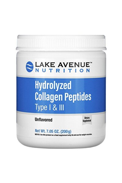 Lake Avenue Nutrition - Hydrolyzed Collagen Peptides Type I & III (Unflavored)
