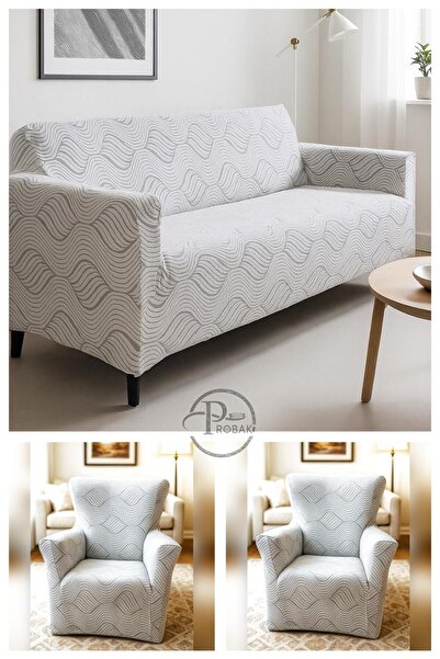 probak Leaf Pattern Sofa Cover Elastic Non-Slip 3311 Set Sofa Bed Couch Cover...