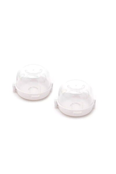 Empria Stove knob protection set - hob, Empria, 2 pieces, 7.5x4.6 cm, White