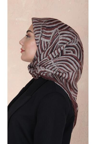 locella Soft Pamuk Eşarp Kiremit-7