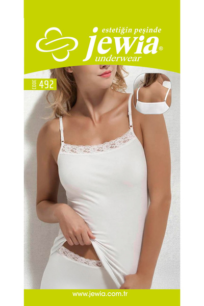 Jewia 3-Piece Modal Adjustable Strap Lace Top