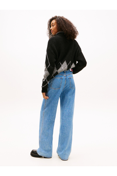 Tommy Hilfiger Women Denim Light Claire Washed Wide Leg Jeans