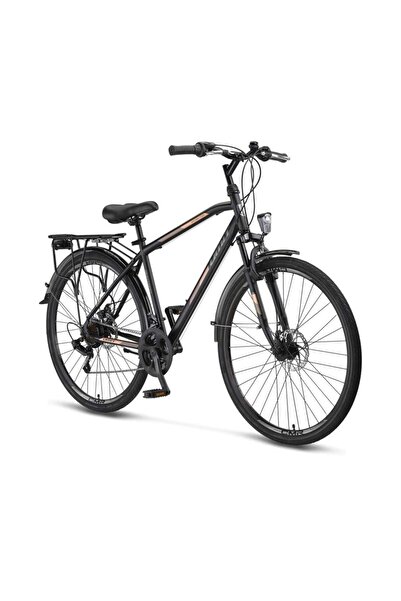 Ümit 2843 MONTANA 2D ERKEK ŞEHİR BİSİKLETİ 480H MD 28 JANT 21 VİTES BLACK GOLD