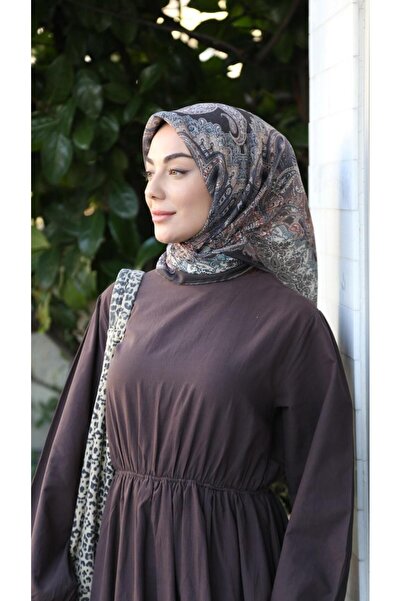 locella Soft Pamuk Eşarp Acı Kahve-6