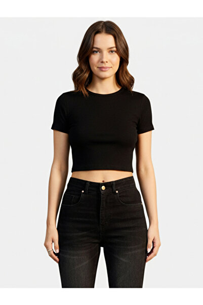 Take Two By Styli Black Mid Rise Regular Fit Jeans