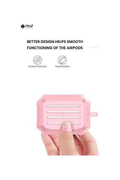 ineix Protective Case Cover With Carabiner For Apple AirPods