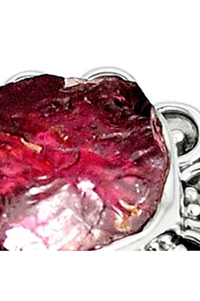 FashionBijoux Inel bijuterie din argint 925 cu granat druza, 7.5