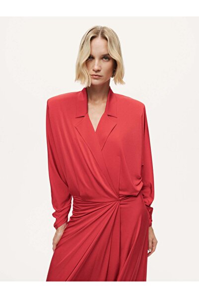 Nocturne Vatkalı Maxi Elbise