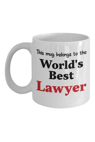 NASAQ ITALCO World's Best Lawyer Printed Coffee Mug White
