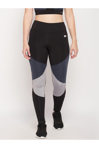 Clovia By Styli Snug Fit Color Block Leggings