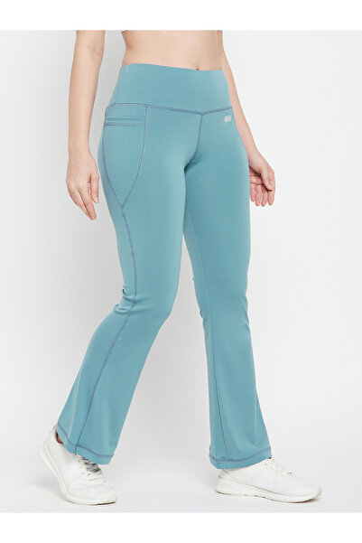 Clovia By Styli Comfort Fit Flared Yoga Pants with Side Pockets