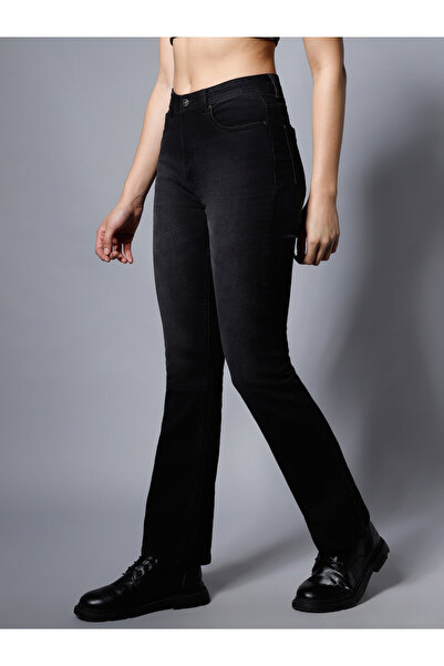 High Star By Styli High Rise Stretch Boot Cut Fit Jeans