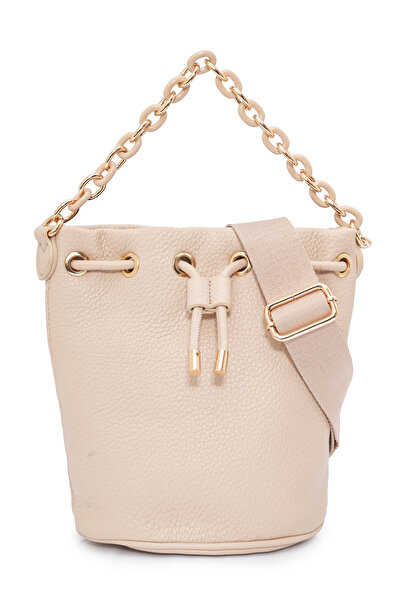 Cambridge Polo Club Cambirdge Polo Club Chain Detailed Drawstring Women's Shoulder Bag Mb03