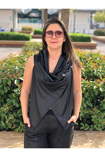 BAKTAGÖR Leather Look Vest (Buttoned through the Dry Waistcoat)