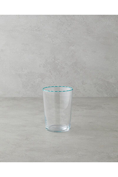 English Home Candy Cane Stripe Glass Cup 510 ml Green