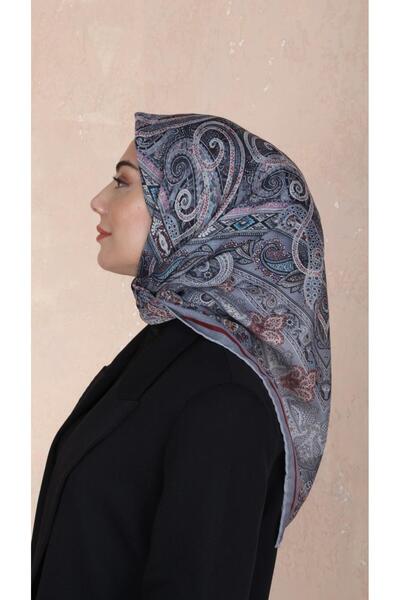 locella Soft Pamuk Eşarp Gri-12